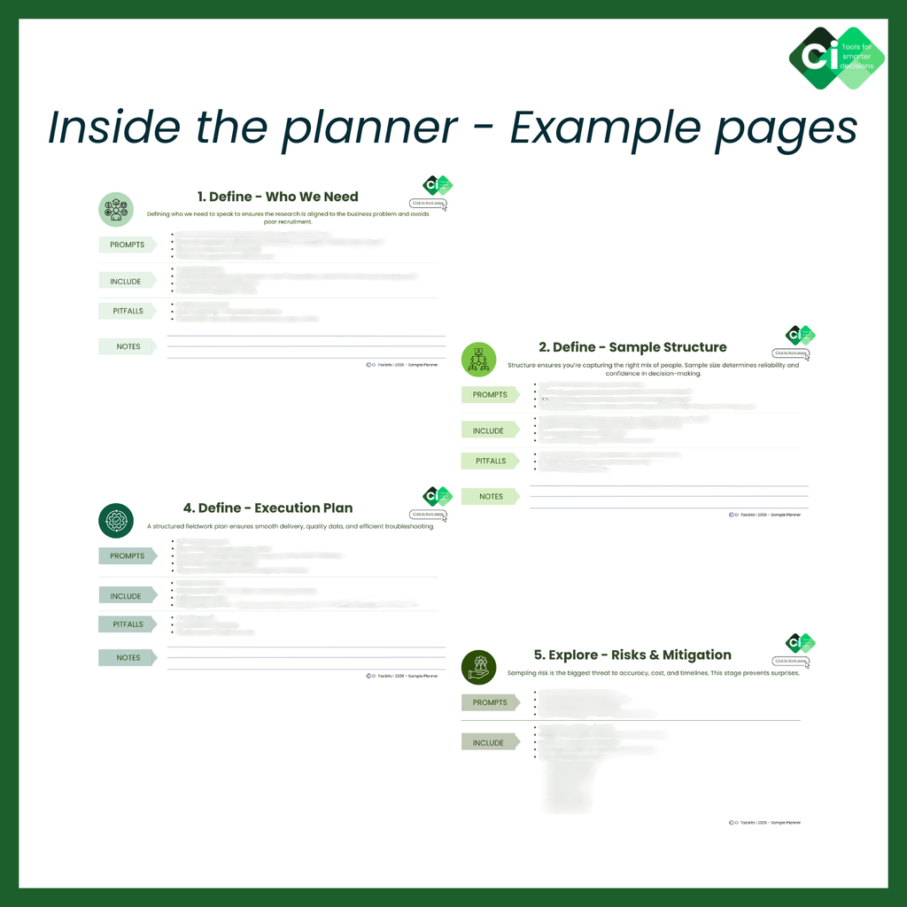 Sample Planner
